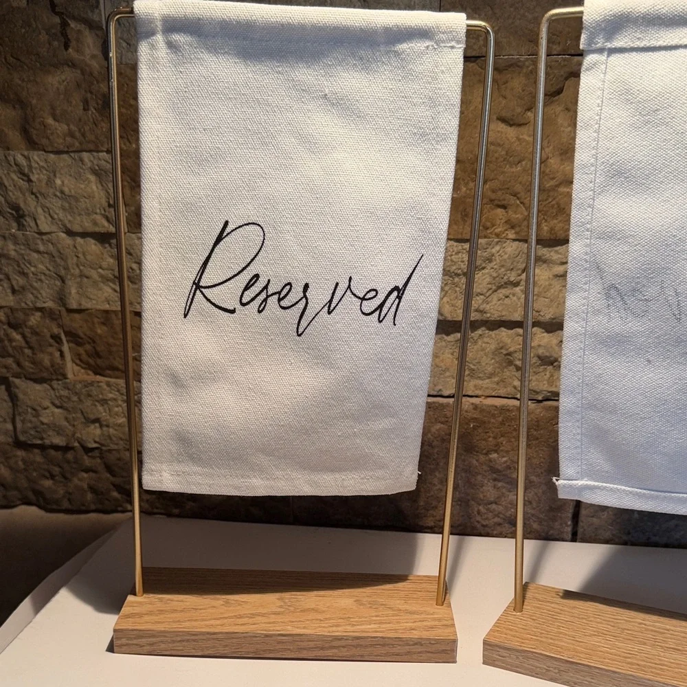 2 'Reserved' Signs from Hobby Lobby